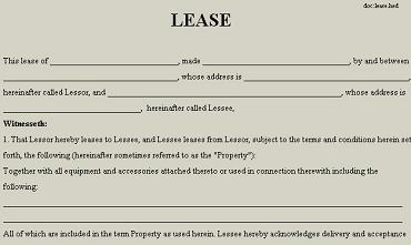 Residential Tenancy Agreement